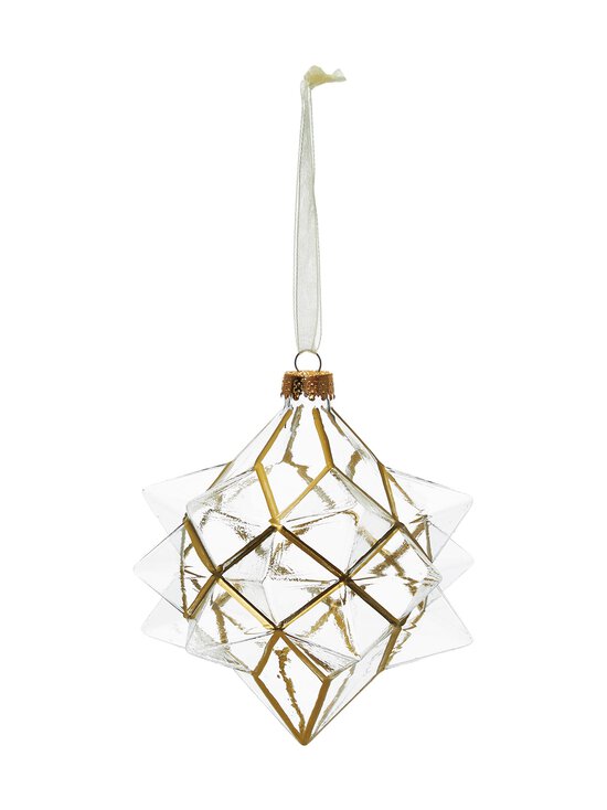 Villa Stockmann - Glass Multilateral Bauble -joulukoriste - GLASS | Stockmann - photo 1