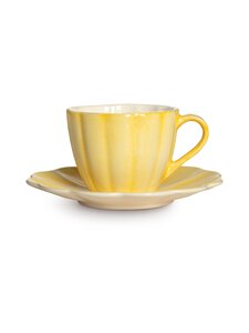 Mateus - Tass ja alustass Oyster 25 cl - YELLOW | Stockmann