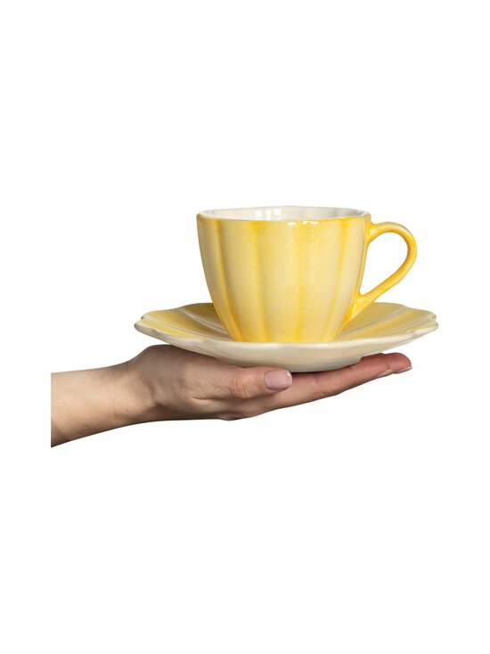 Mateus - Tass ja alustass Oyster 25 cl - YELLOW | Stockmann - photo 2