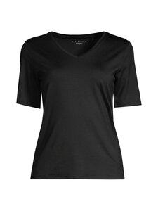 ESSENTIALS by Stockmann - Joanna V-neck t-paita - BLACK | Stockmann