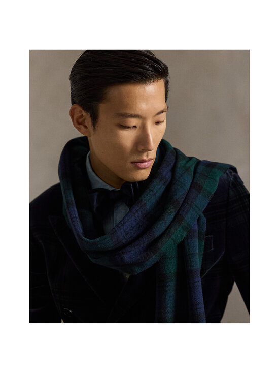 Polo Ralph Lauren - Classic Plaid -huivi - 002 BLACKWATCH | Stockmann - photo 3