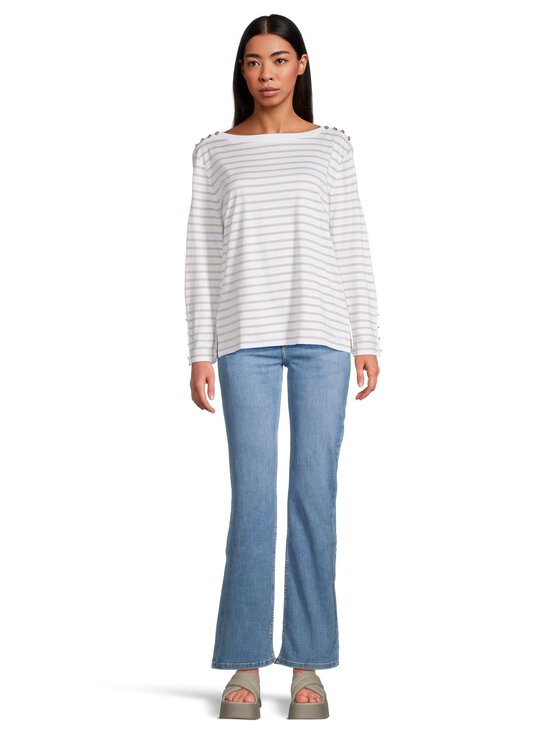 Emporio Armani - Jumper-trikoopaita - F1039 FANCY WARM WHITE/ALMOND | Stockmann - photo 2