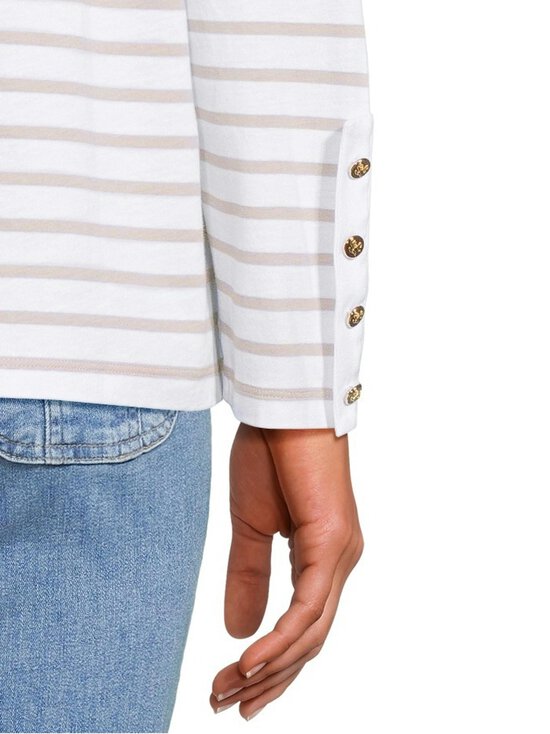 Emporio Armani - Jumper-trikoopaita - F1039 FANCY WARM WHITE/ALMOND | Stockmann - photo 6