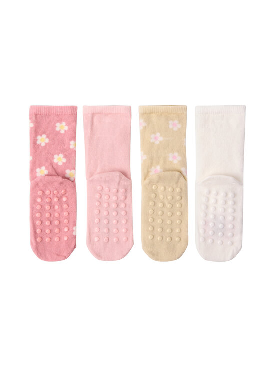 Lindex - Kuviosukat 4-pack - 6907 LIGHT DUSTY PINK | Stockmann - photo 2