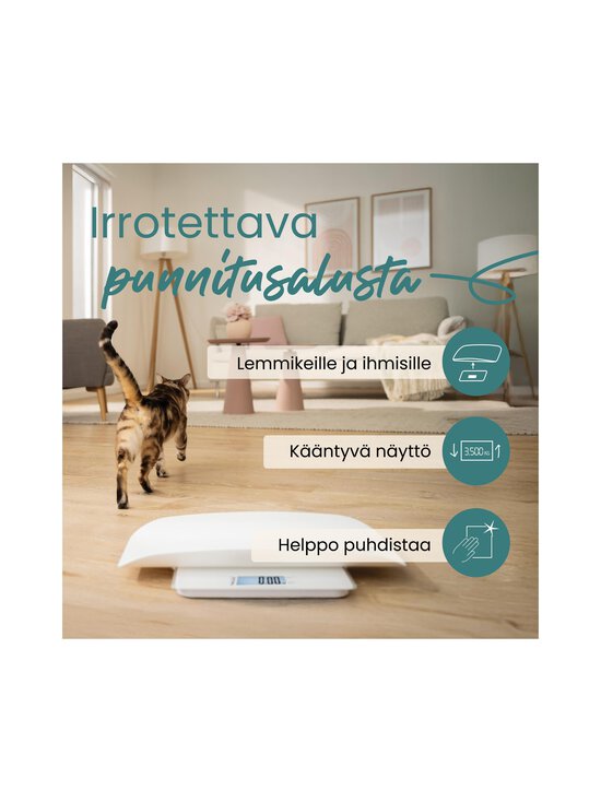 Beurer - PP170 Polly -henkilö- ja lemmikkivaaka - WHITE WHITE | Stockmann - photo 5