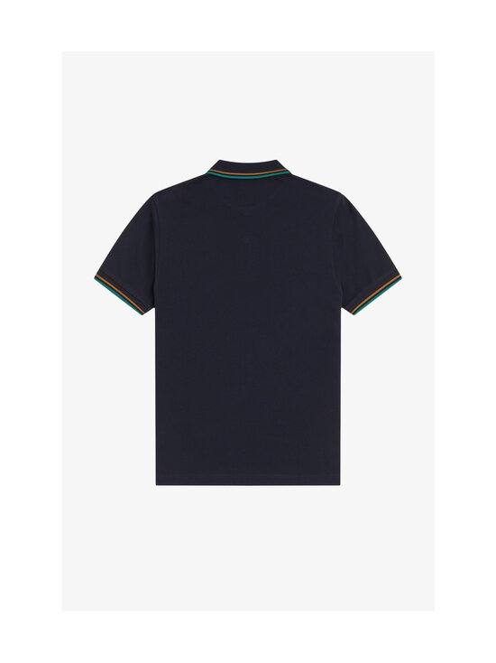 Fred Perry - The Twin Tipped -pikeepaita - NAVY / DARK CARAMEL / SPORT GR | Stockmann - photo 4