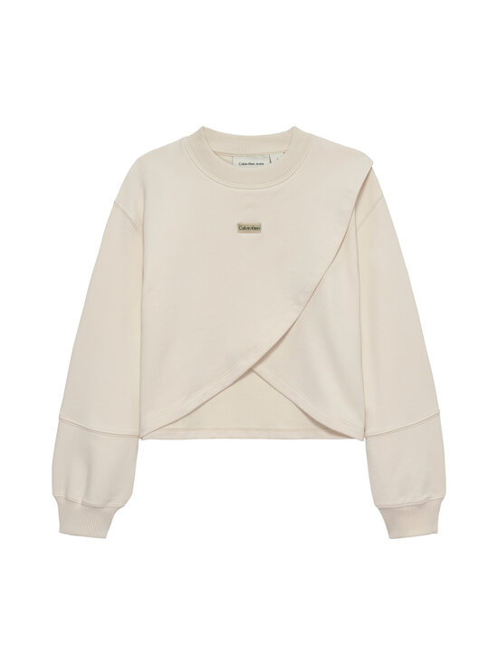 Calvin Klein Kids - Folded Logo Label -collegepaita - PGB WHITECAP GRAY | Stockmann - photo 1