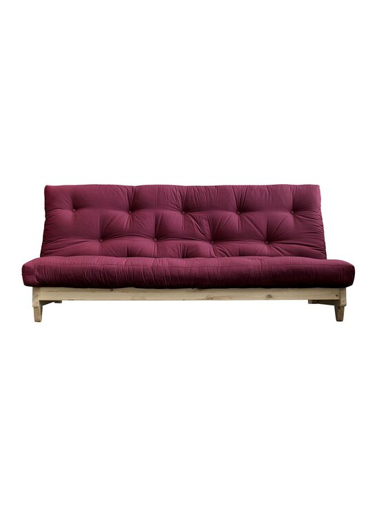 Karup - Fresh-futonsohva bordeaux/mänty L 200 cm - PINK | Stockmann - photo 1