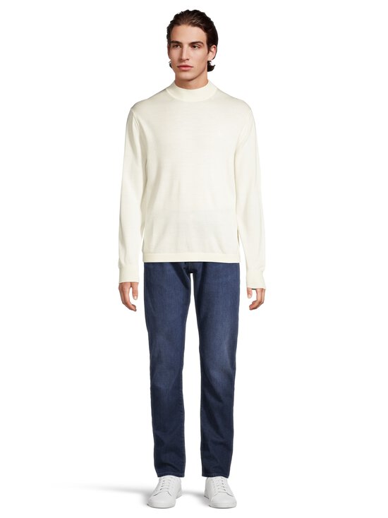 Calvin Klein Menswear - Merino Mock Neck -neule - YAC ANTIQUE WHITE | Stockmann - photo 2