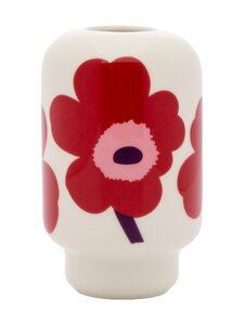 Marimekko - Unikko-maljakko 14 cm - WHITE, CRANBERRY, PINK, PLUM | Stockmann