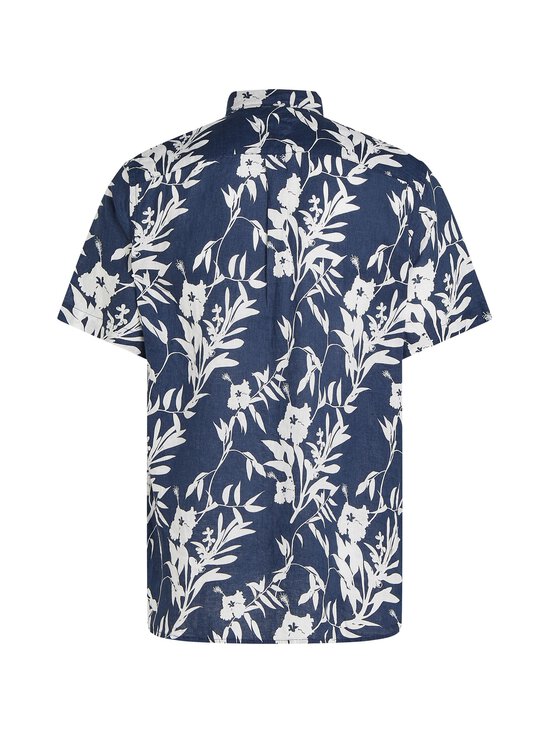 Tommy Hilfiger - Linen Tropical lina krekls - 0GZ NIGHT SKY / IVORY SILK - photo 2 Tommy Hilfiger - Linen Tropical lina krekls - 0GZ NIGHT SKY / IVORY SILK | Stockmann - photo 2
