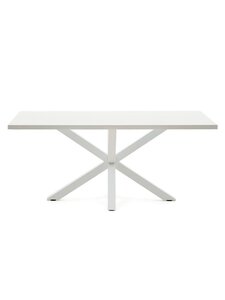 Kave Home - Argo-ruokapöytä - VALKOINEN | Stockmann