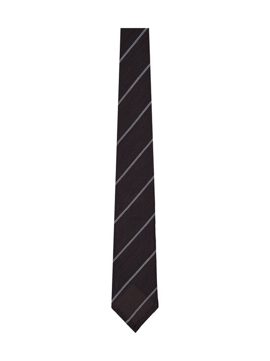 Eton - Striped Grenadine -silkkisolmio - BROWN | Stockmann - photo 1