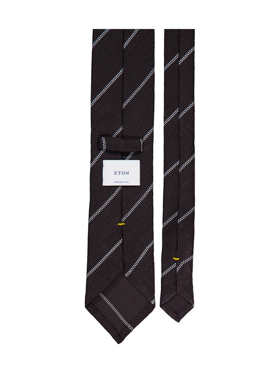 Eton - Striped Grenadine -silkkisolmio - BROWN | Stockmann - photo 2