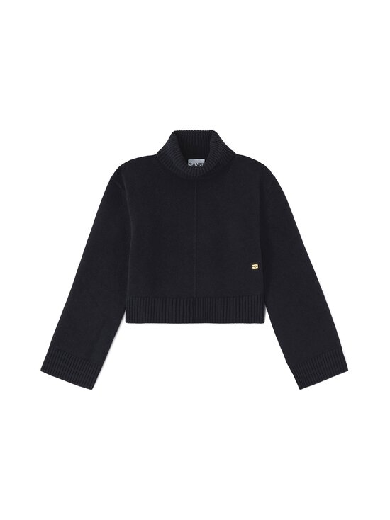 Ganni - Compact Wool -neulepusero - 683 SKY CAPTAIN | Stockmann - photo 1