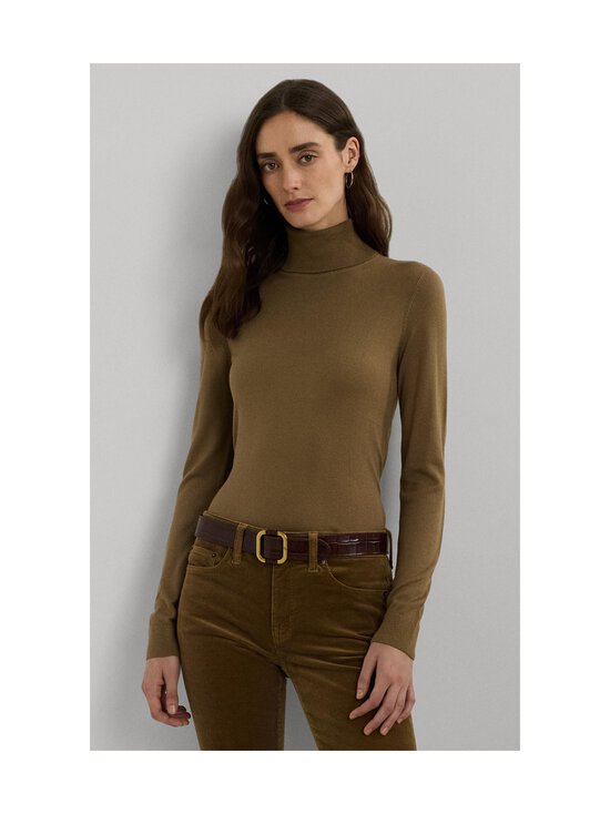 Lauren Ralph Lauren - Zoe- silkkisekoitteinen pooloneule - HONEY TAN - photo 6 Lauren Ralph Lauren - Zoe- silkkisekoitteinen pooloneule - HONEY TAN | Stockmann - photo 6