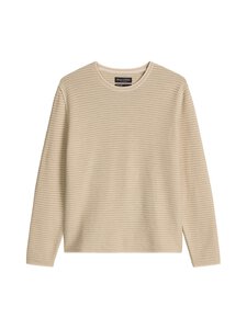 Marc O'Polo - Crewneck Cotton Linen -neulepaita - 709 LIGHT OAT | Stockmann