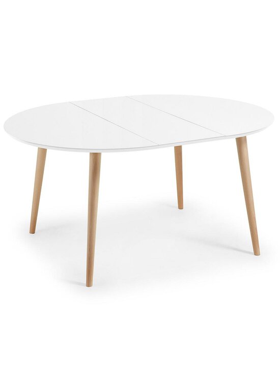 Kave Home - Oqui- jatkettava ruokapöytä - PYÖKKI,VALKOINEN | Stockmann - photo 2