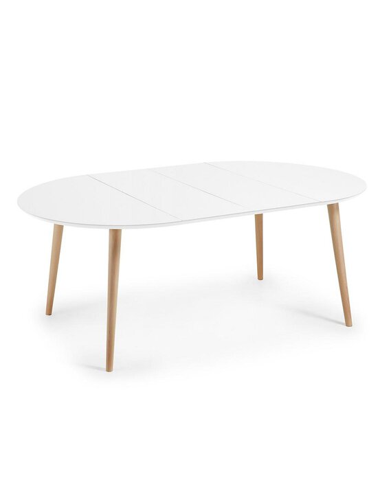 Kave Home - Oqui- jatkettava ruokapöytä - PYÖKKI,VALKOINEN | Stockmann - photo 6