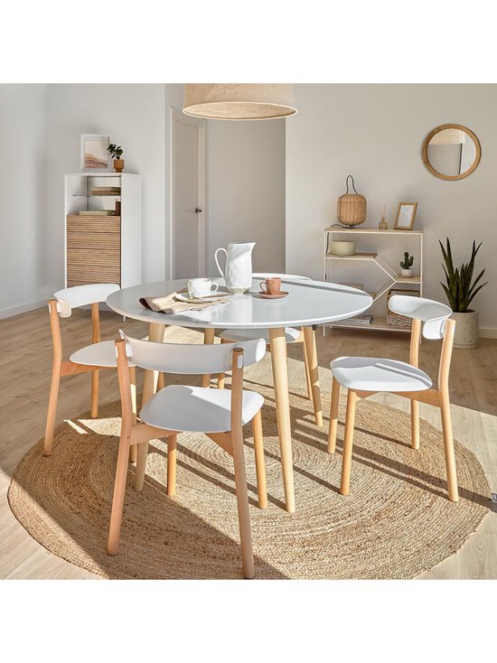Kave Home - Oqui- jatkettava ruokapöytä - PYÖKKI,VALKOINEN | Stockmann - photo 10