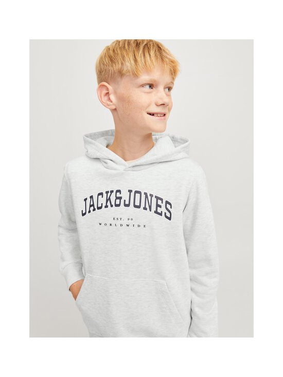 JACK & JONES junior - Varsity džemperis ar kapuci - WHITE MELANGE FIT:LOOSE - photo 5 JACK & JONES junior - Varsity džemperis ar kapuci - WHITE MELANGE FIT:LOOSE | Stockmann - photo 5