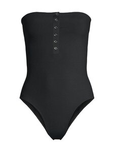 TOTEME - Ribbed Strapless -uimapuku - BLACK | Stockmann