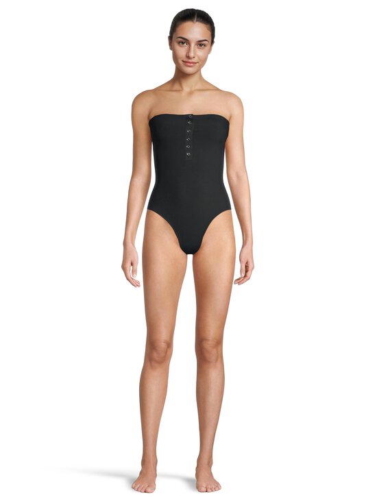 TOTEME - Ribbed Strapless -uimapuku - BLACK | Stockmann - photo 2