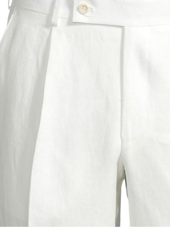 Turo - Casual fit -prässätyt pellavahousut - 20 WHITE - photo 5 Turo - Casual fit -prässätyt pellavahousut - 20 WHITE | Stockmann - photo 5