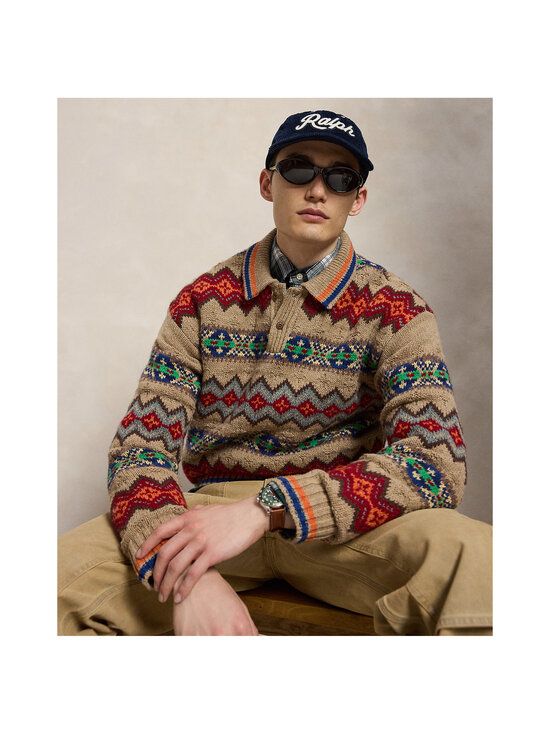 Polo Ralph Lauren - Fair Isle -neulepaita - 001 TAN MULTI | Stockmann - photo 5