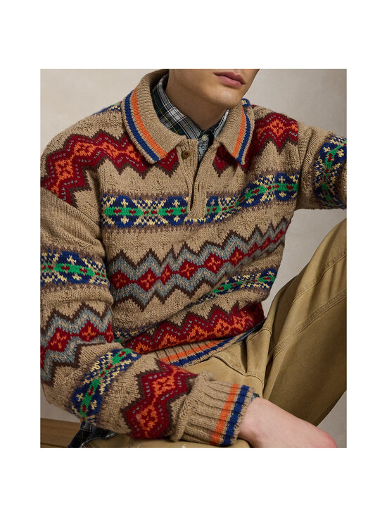 Polo Ralph Lauren - Fair Isle -neulepaita - 001 TAN MULTI | Stockmann - photo 6