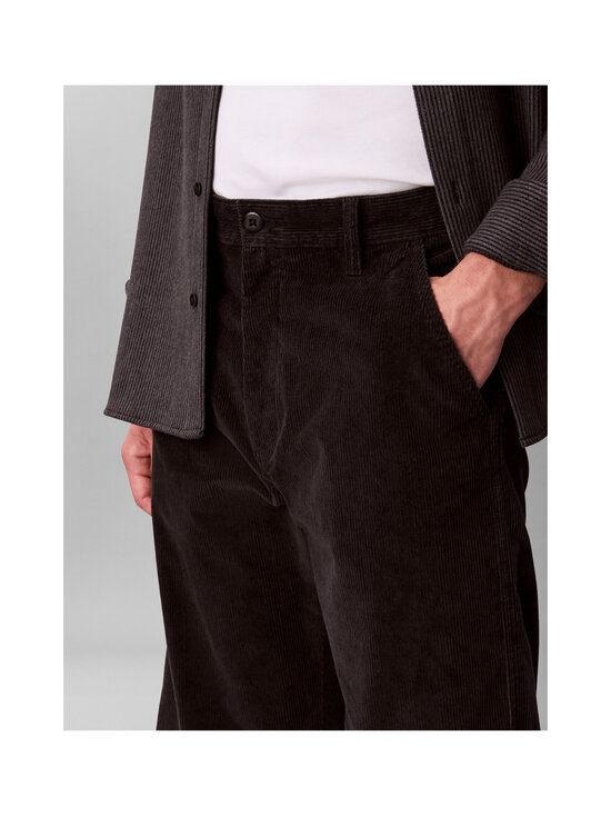 Calvin Klein Jeans - Suoralahkeiset vakosamettichinot - UB1 BLACK | Stockmann - photo 5