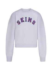SKIMS - Cotton Fleece Classic Crew -collegepaita - LHG ARCHED SKIMS PLAID | Stockmann
