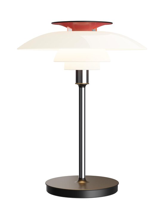Louis Poulsen - PH 80 Portable Table- johdoton pöytävalaisin - OPAL WHITE/HIGH LUSTRE CHROME PLATED. CHROME;RED;WHITE | Stockmann - photo 1