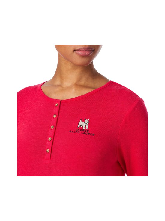 Lauren Ralph Lauren - Pidžaama Henley Jogger - 644 RED PLD | Stockmann - photo 4