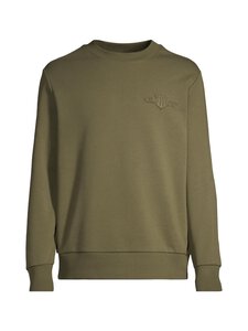 GANT - Pusa Regular Fit Tonal Shield - 303 MOSS GREEN | Stockmann