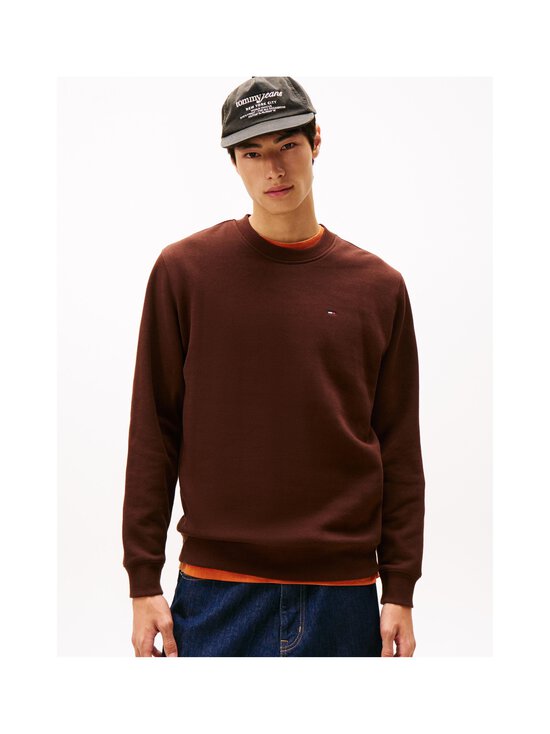 Tommy Jeans - Regular Flag Crew -collegepaita - GS7 RICH BROWN | Stockmann - photo 3