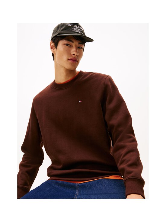 Tommy Jeans - Regular Flag Crew -collegepaita - GS7 RICH BROWN | Stockmann - photo 5