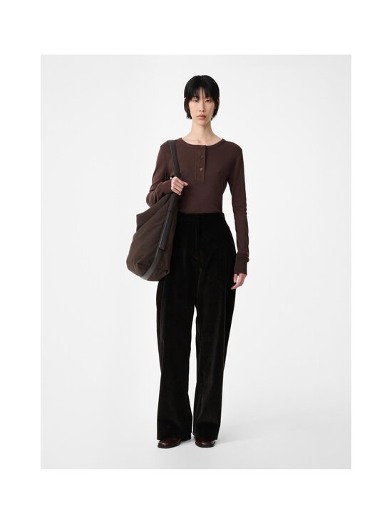 Studio Nicholson - Grange Relaxed Curved Leg -housut - ESPRESSO | Stockmann - photo 2