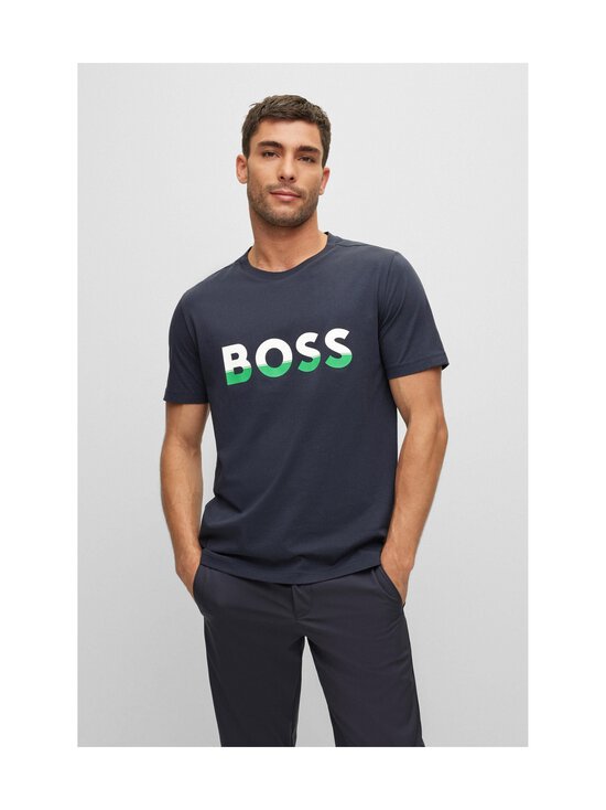 BOSS - T-paita - 402 DARK BLUE - photo 2 BOSS - T-paita - 402 DARK BLUE | Stockmann - photo 2