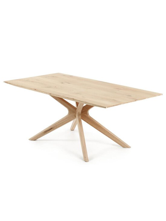 Kave Home - Armande-ruokapöytä vaalea tammi 100 x 200 cm - BROWN | Stockmann - photo 1
