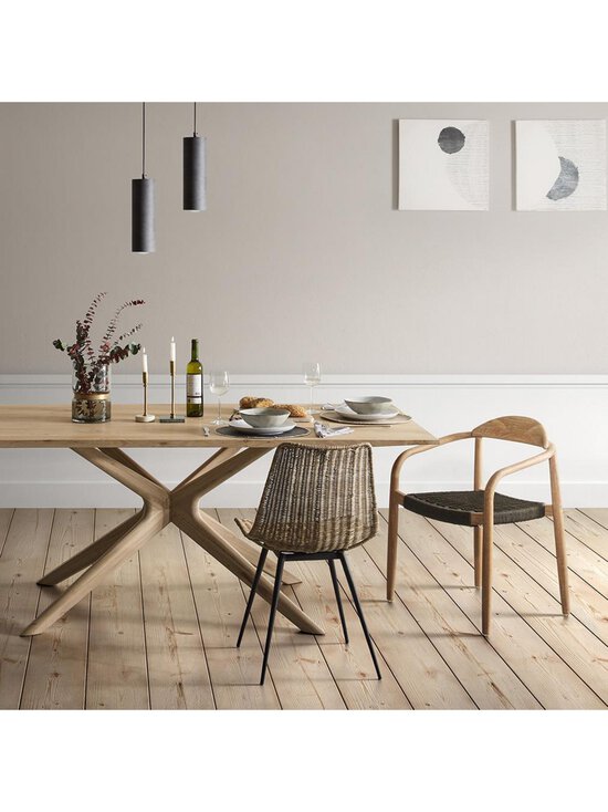 Kave Home - Armande-ruokapöytä vaalea tammi 100 x 200 cm - BROWN | Stockmann - photo 5