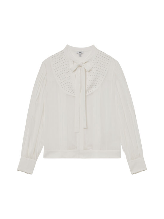 Reiss - Casey Tie Neck -paitapusero - 92 IVORY | Stockmann - photo 1
