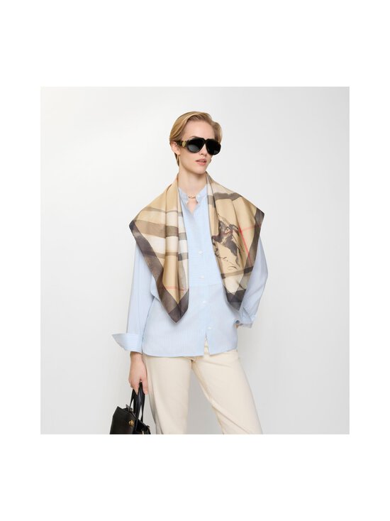 Burberry - Check Print -huivi - A2021 SAND | Stockmann - photo 3