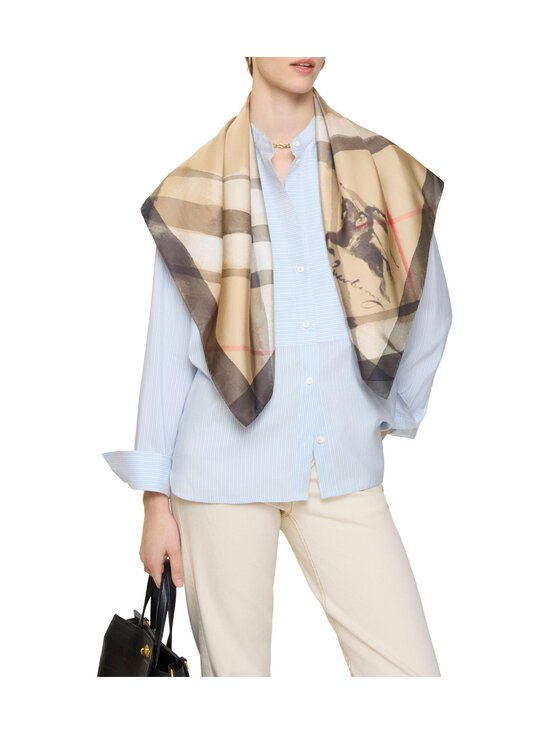 Burberry - Check Print -huivi - A2021 SAND | Stockmann - photo 5