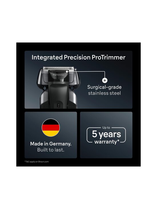 Braun - 8617s Series-8 -partakone - BLACK | Stockmann - photo 3