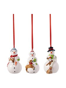 Villeroy & Boch - Nostalgic Ornaments Snowmen Ziemassvētku rotājumi 3 gab. - MULTICOLOR Villeroy & Boch - Nostalgic Ornaments Snowmen Ziemassvētku rotājumi 3 gab. - MULTICOLOR | Stockmann