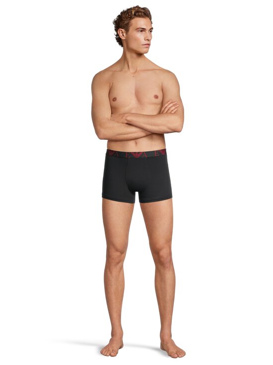 Emporio Armani - Bokserialushousut 3-pack - MC215 BLACK/BLACK/BLACK | Stockmann - photo 5