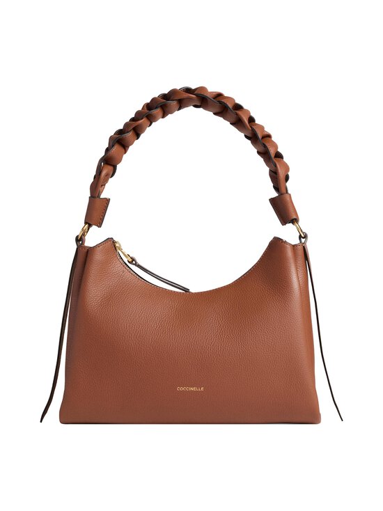 Coccinelle - Boheme Grana Double Hobo ādas soma - 682 COGNAC/NOIR - photo 1 Coccinelle - Boheme Grana Double Hobo ādas soma - 682 COGNAC/NOIR | Stockmann - photo 1