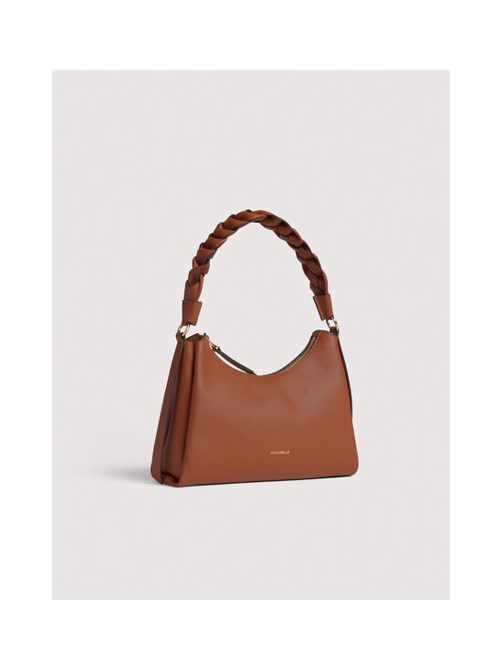 Coccinelle - Boheme Grana Double Hobo ādas soma - 682 COGNAC/NOIR - photo 2 Coccinelle - Boheme Grana Double Hobo ādas soma - 682 COGNAC/NOIR | Stockmann - photo 2