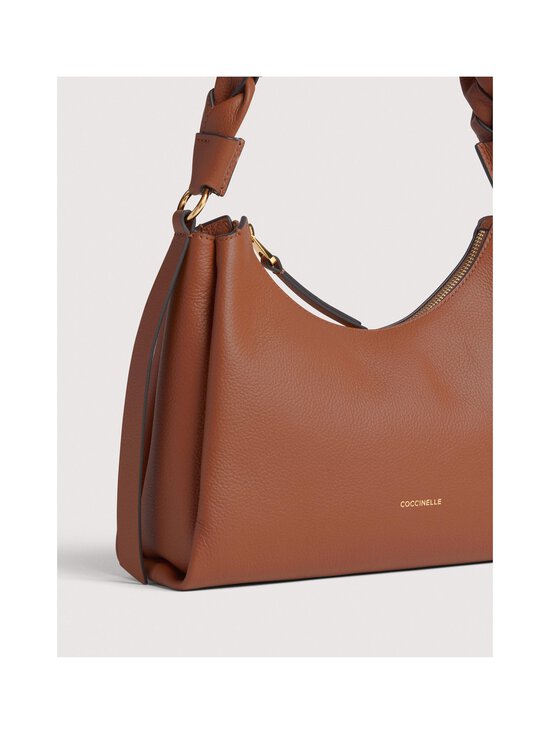 Coccinelle - Boheme Grana Double Hobo ādas soma - 682 COGNAC/NOIR - photo 3 Coccinelle - Boheme Grana Double Hobo ādas soma - 682 COGNAC/NOIR | Stockmann - photo 3